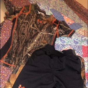 Boys under armour outfit